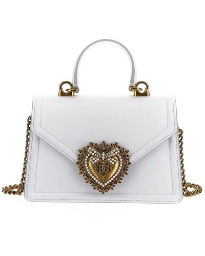Dolce & Gabbana Small Devotion Bag - White