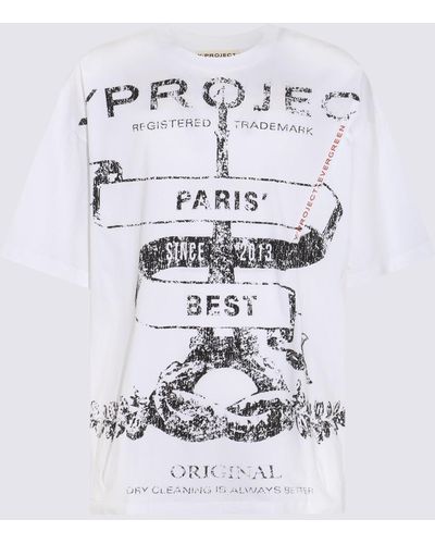 Y. Project White, Black And Red Cotton T-shirt
