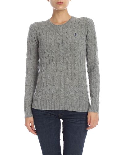 Polo Ralph Lauren Classic Crewneck Sweater - Gray