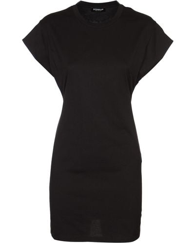 Dondup Capped Sleeve Dress - Black