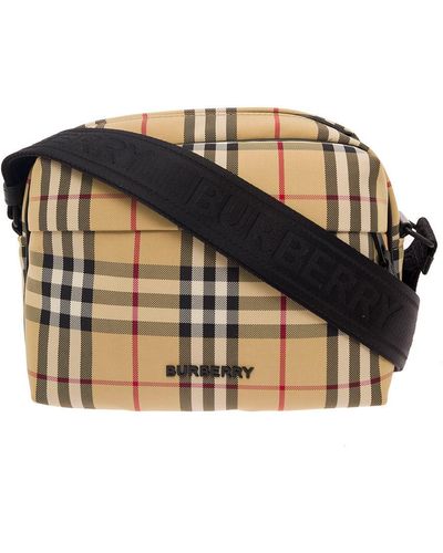 Burberry Vintage Checkered Toiletry Bag in Brown for Men