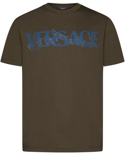 Versace T-shirts And Polos - Green