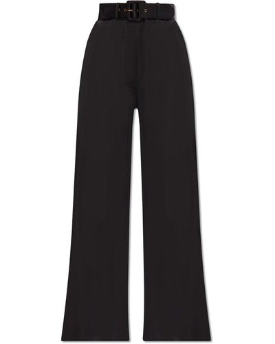 Zimmermann Silk Wide-leg Pants - Black