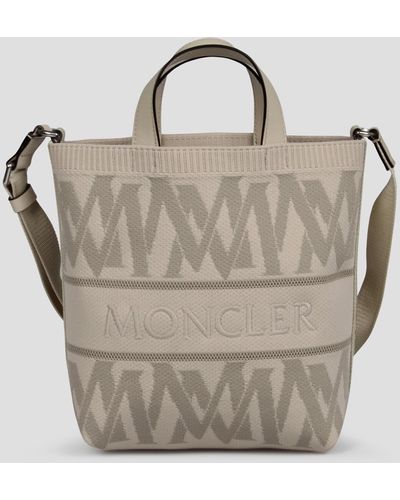 Moncler Mini Knit Tote Bag - Metallic