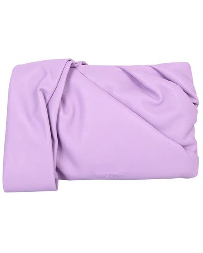 Ambush Leather Clutch Bag - Purple