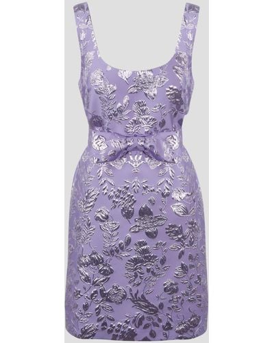 P.A.R.O.S.H. Phillys Mini Dress - Purple