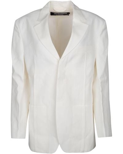 Jacquemus Jackets And Vests - White