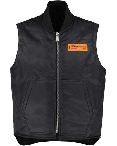 Heron Preston Padded Vest Jacket - Blue