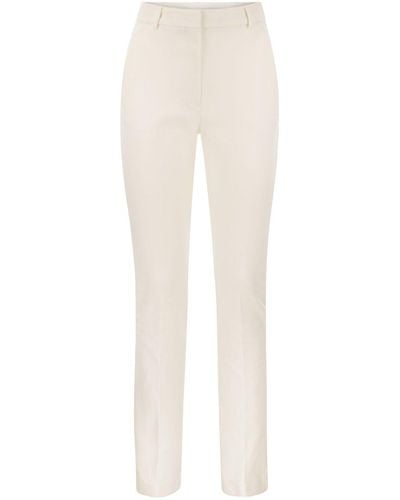 Sportmax Pontida Compact Jersey Pants - White