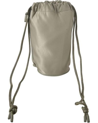 Sacai Drawstring Top Bucket Bag - Grey