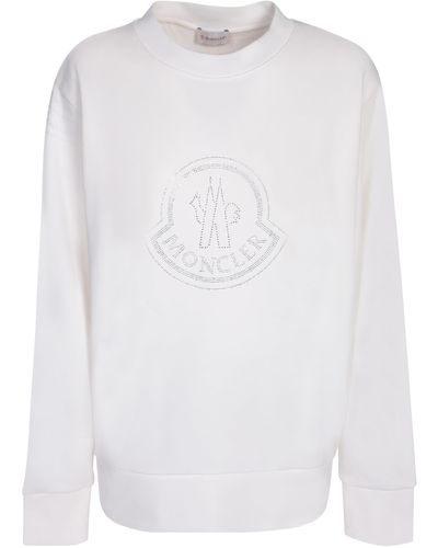 Moncler Sweatshirts - White