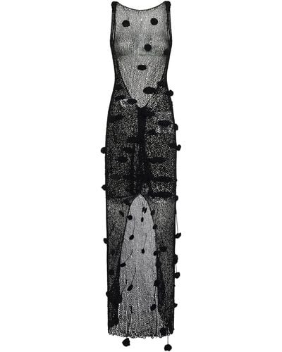 Magda Butrym Long Dress - Black