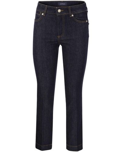 Sportmax Record Perfect Fit Flared Pants - Blue
