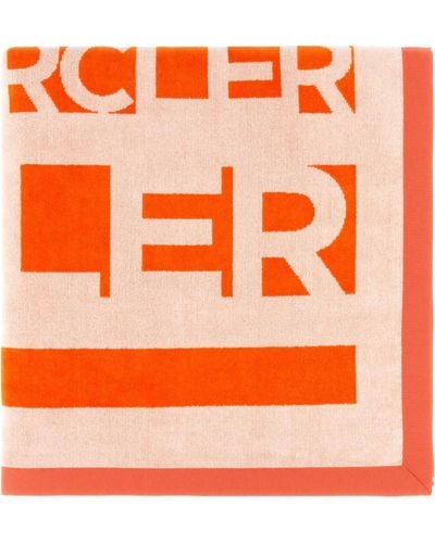 Moncler Printed Terry Beach Towel - Orange