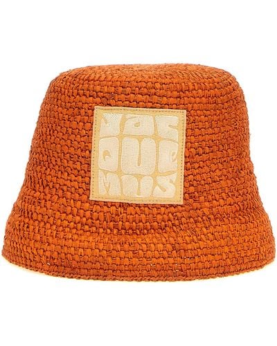 Jacquemus Le Bob Ficiu Bucket Hat - Orange