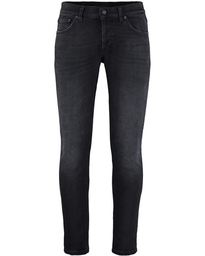 Dondup Mius Slim Fit Jeans - Black