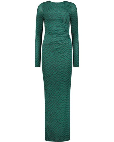 Missoni Printed Maxi Dress - Green