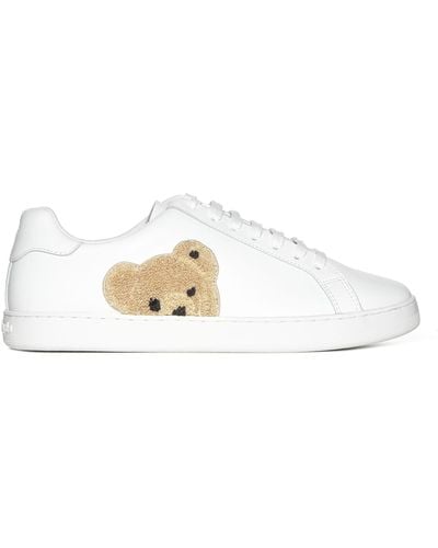 Palm Angels Teddy Bear Low-top Sneakers - White