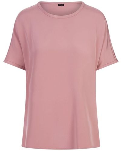 Kiton Silk T-Shirt - Pink