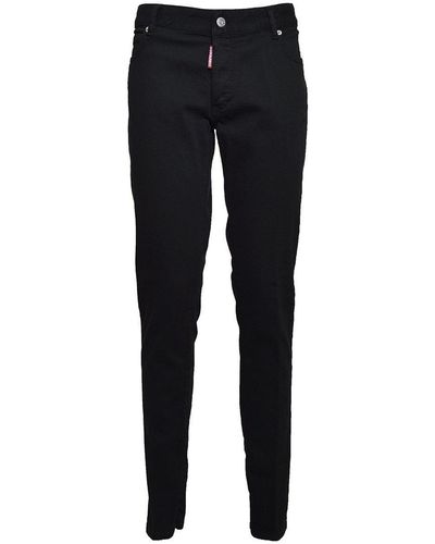DSquared² Low-rise Skinny Jeans - Black