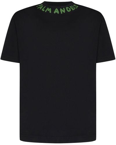 Palm Angels T-shirts And Polos - Black