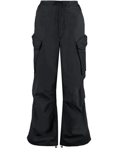 Agolde Ginevra Cotton Cargo-trousers - Black