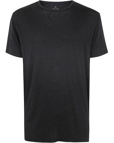 MD75 Linen T-Shirt - Black