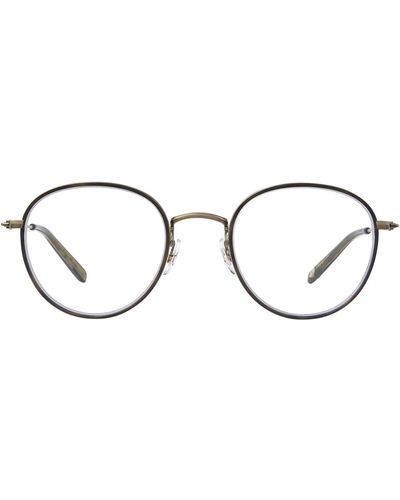 Garrett Leight Paloma Hopps Tortoise-antique Gold-willow Glasses - White