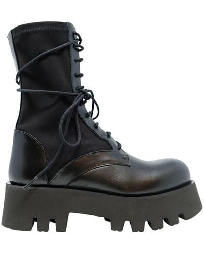 Paloma Barceló Paloma Barcelo Leather Aveline Gala Boots - Black