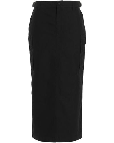 Wardrobe NYC Cargo Midi Skirt - Black