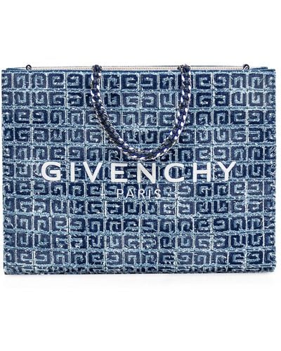 Givenchy G-Tote Medium Bag - Blue