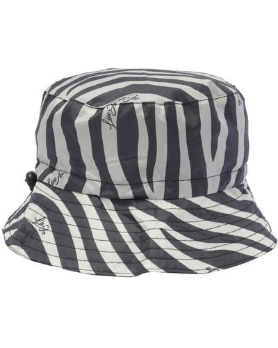 Liu Jo Zebra Motif Bucket Hat - Metallic