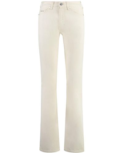 Calvin Klein Straight Leg Jeans - White