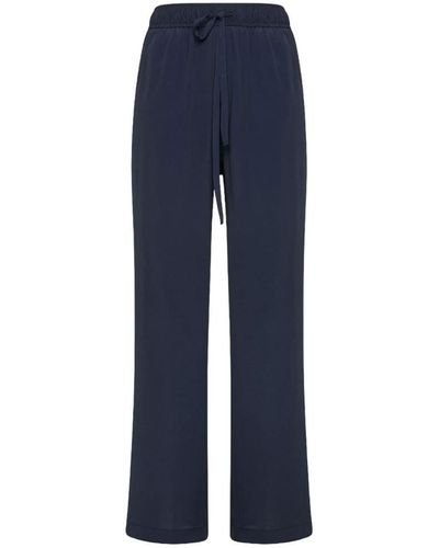 Seventy Straight-Leg Drawstring Trousers - Blue