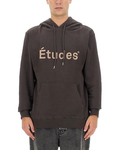 Etudes Studio Sweatshirt With Logo - Grey