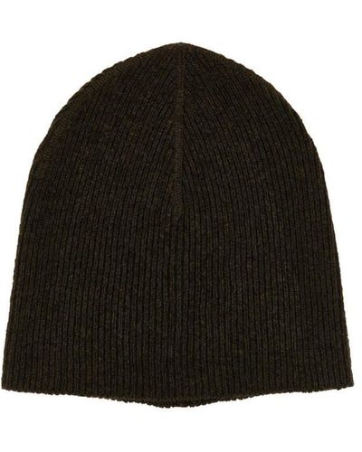 Margaret Howell Wool Beanie Hat - Black