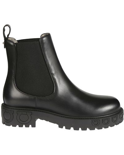 Ferragamo Varsi Boots - Black