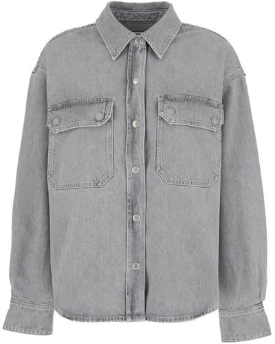 Agolde Jeans Shirt - Gray