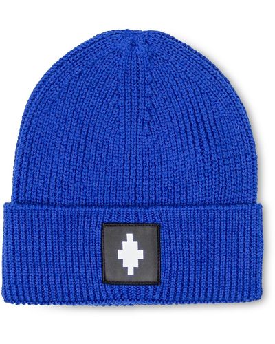 Marcelo Burlon Hat With Logo - Blue
