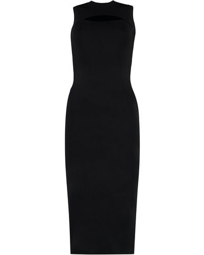 Victoria Beckham Knitted Dress - Black