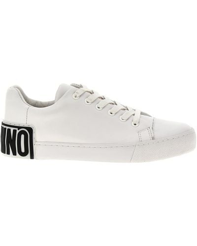 Moschino Logo Sneakers - White