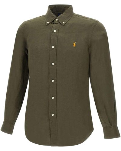 Polo Ralph Lauren Classics Linen Shirt - Green
