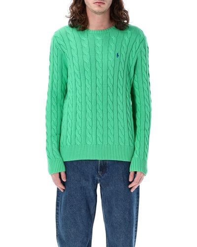 Polo Ralph Lauren Cable Knit Jumper - Green