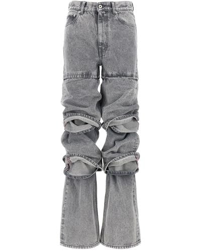 Y. Project 'Multi Cuff' Jeans - Gray