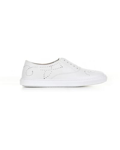 Fratelli Rossetti Leather Slip-On Sneaker - White