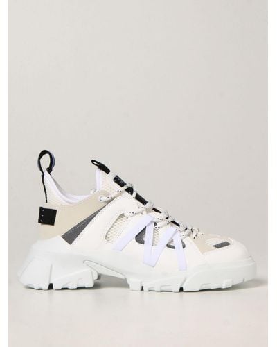 McQ Sneakers Orbyt Descender 2.0 Mcq Sneakers In Leather And Mesh - White