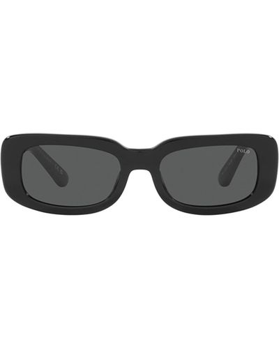 Polo Ralph Lauren Ph4191u Shiny Black Sunglasses - Gray