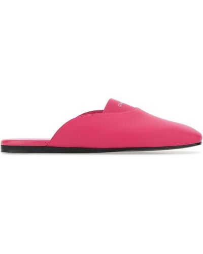 Givenchy Fuchsia Fabric 4G Slippers - Pink