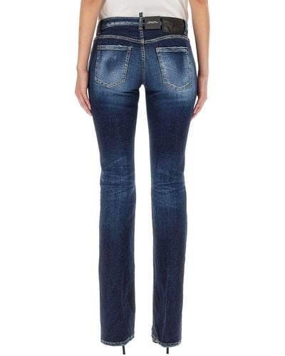 DSquared² TWIGGY Flare Jeans - Blue