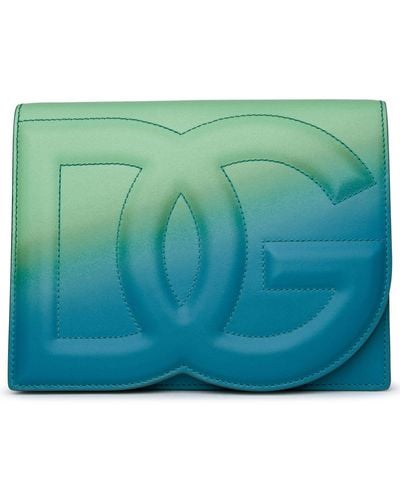 Dolce & Gabbana Two-Tone Leather Bag - Green